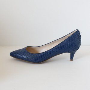 Cole Haan Estate Blue Snake Prietta Low Pump II, size 8
